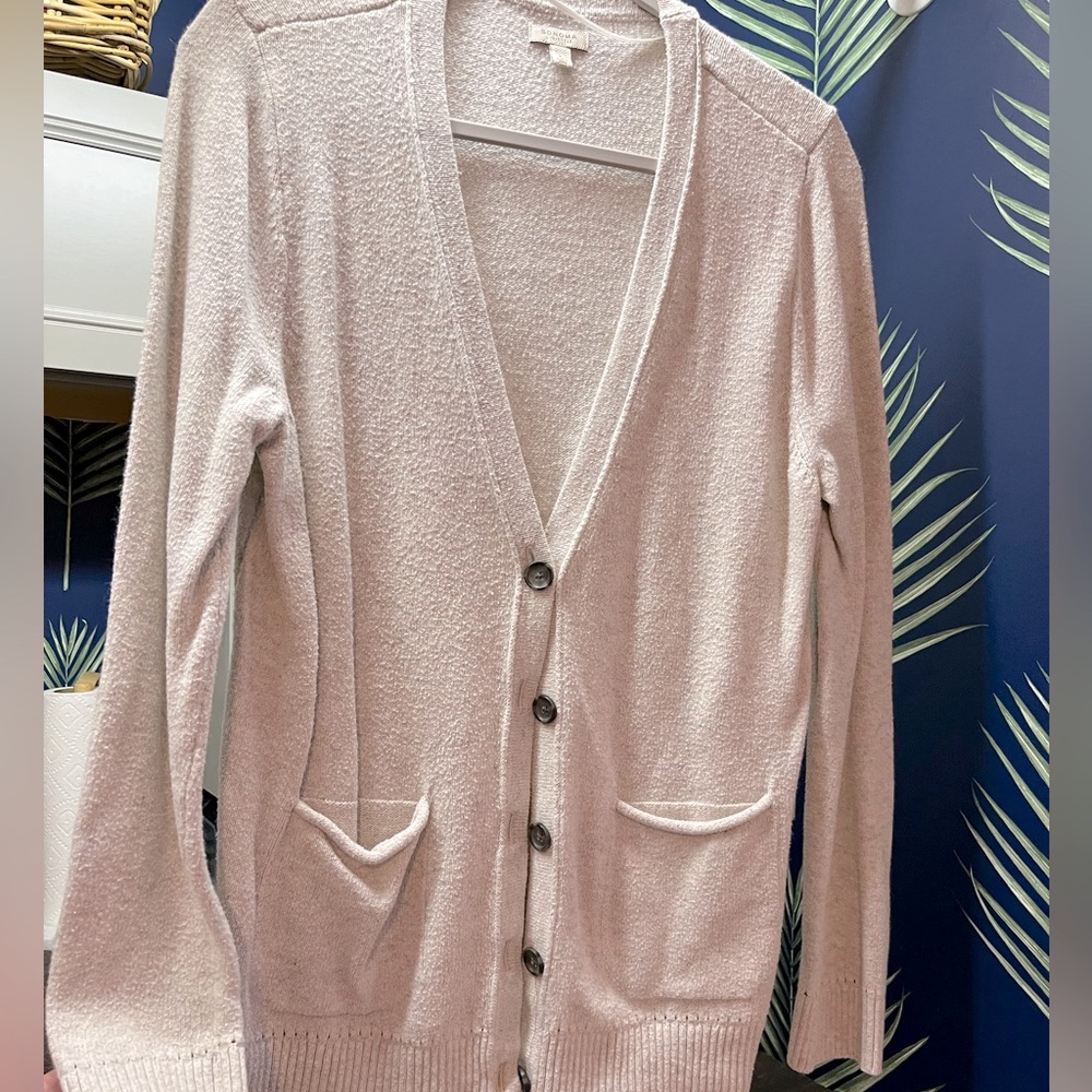 Sonoma size large oat colored cardigan